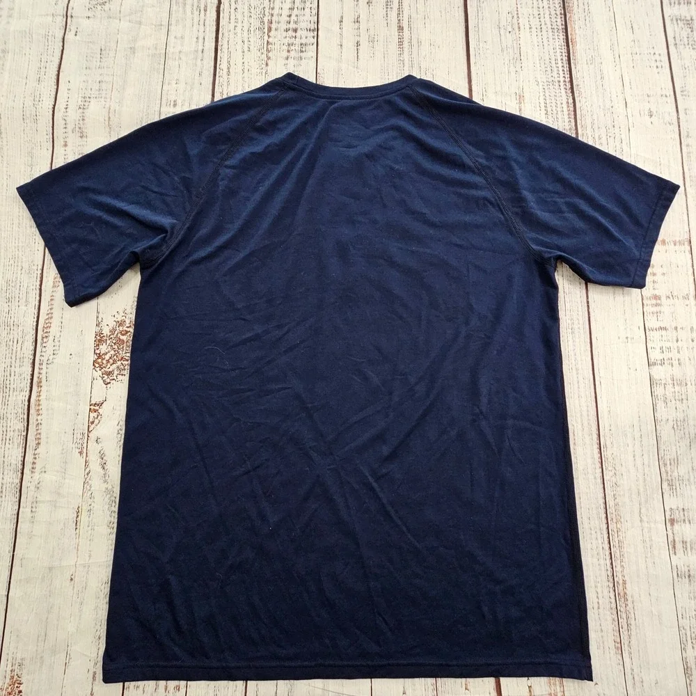 Salt Lake City Basketball Blue adidas Short Sleeve Polyester T-Shirt Men's XL